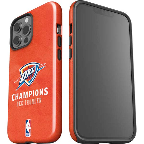 2025 NBA Champions Oklahoma City Thunder iPhone 15 Pro Max Impact Case